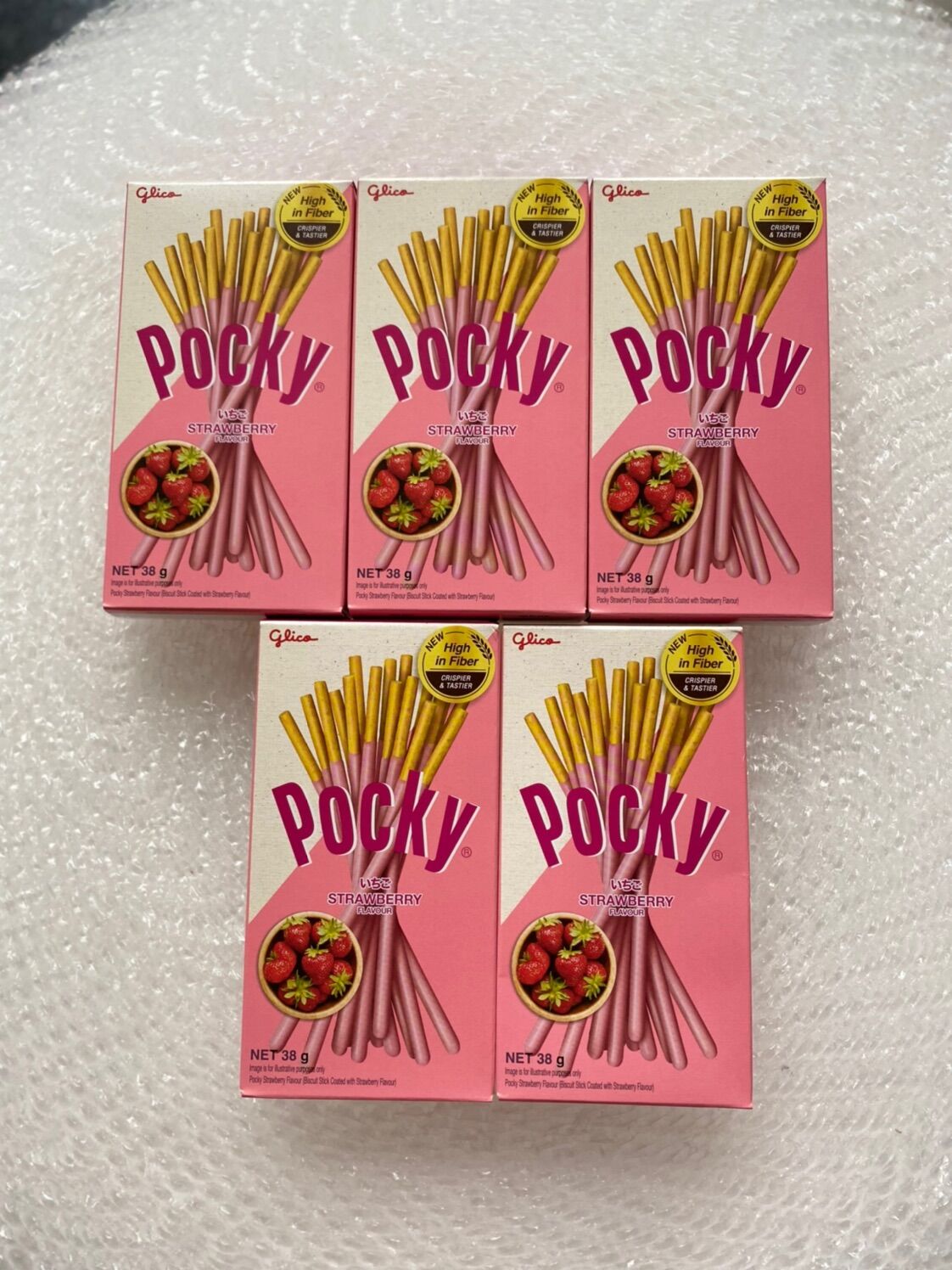 Bánh que phủ kem dâu GLICO Pocky Strawberry 38g