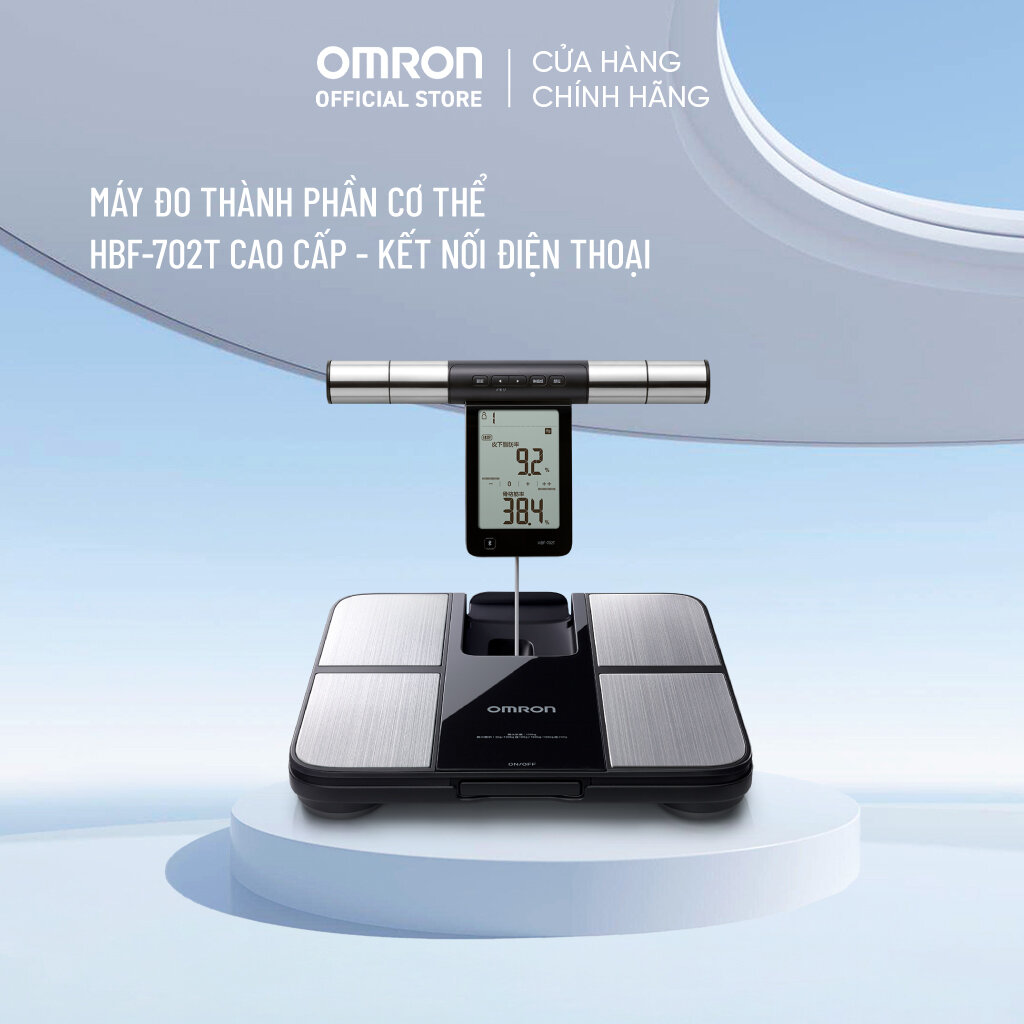 Omron Hbf-702T High Quality Body Composition Scale - Phone Connection - Japanese Brand