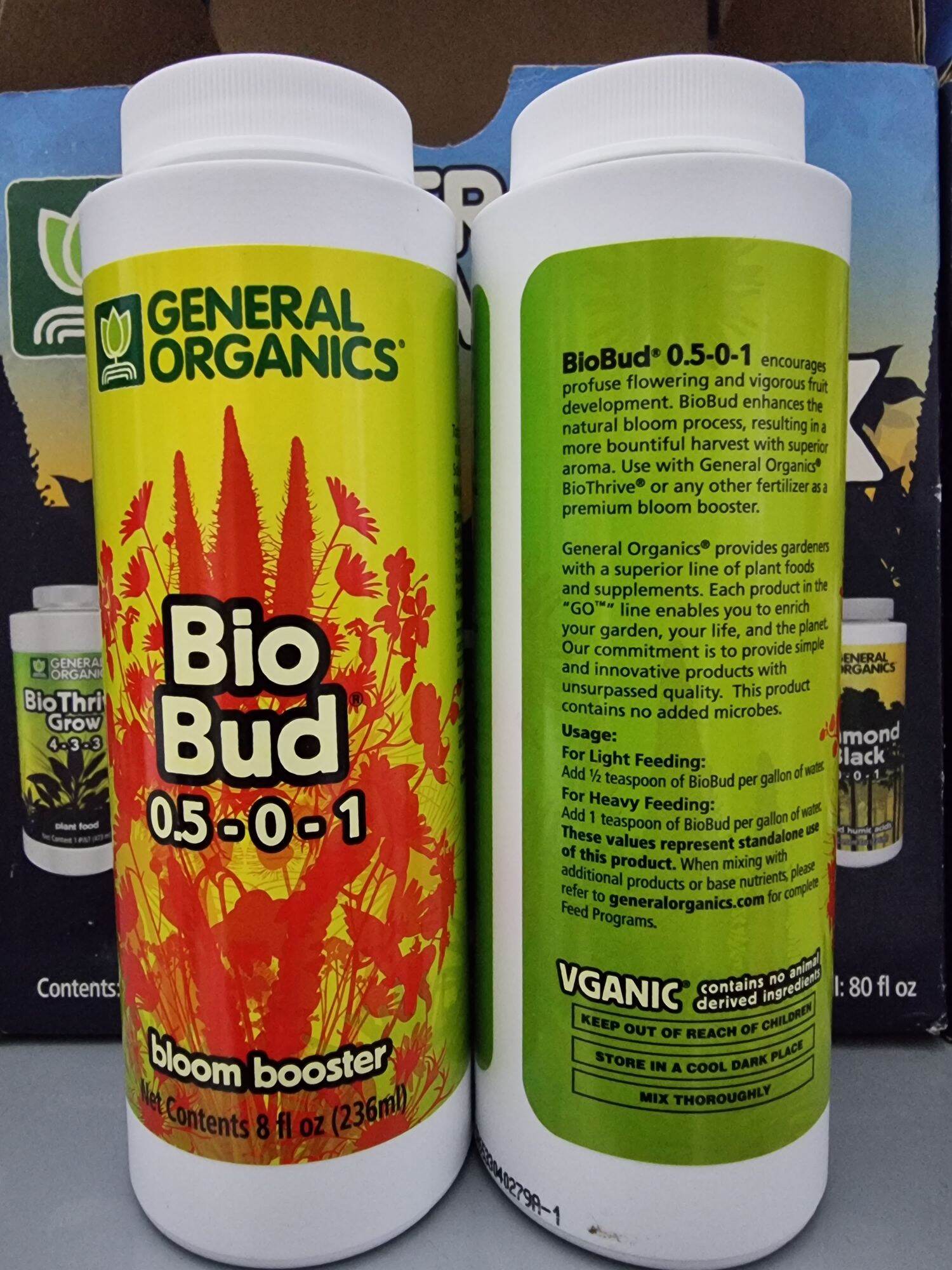 Phân bón dưỡng hoa và trái Bio Bud 0.5-0-1 8oz (236ml hàng nhập Mỹ)