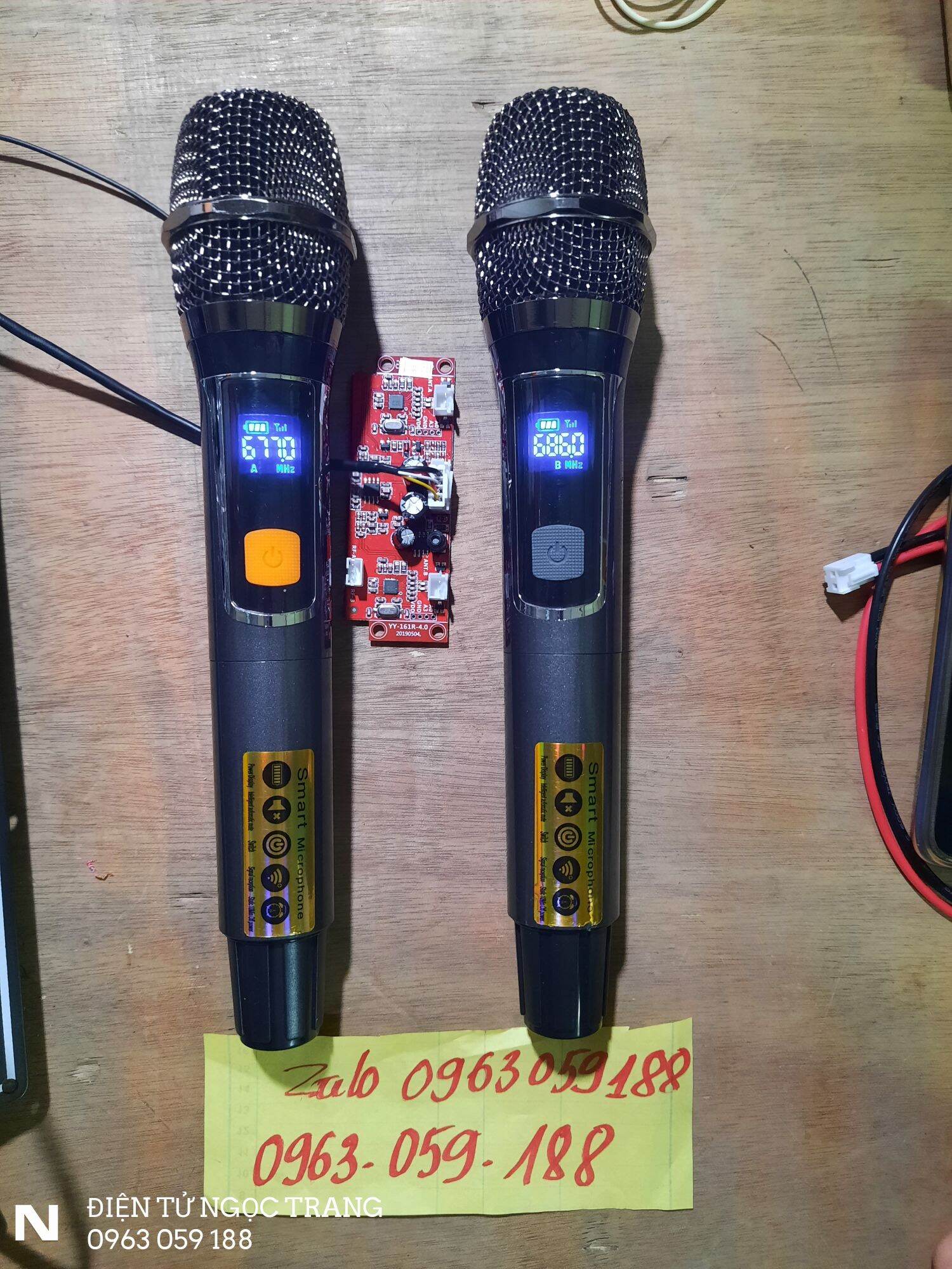 Micro uhf không dây cho loa kéo set tần số chuyên dụng