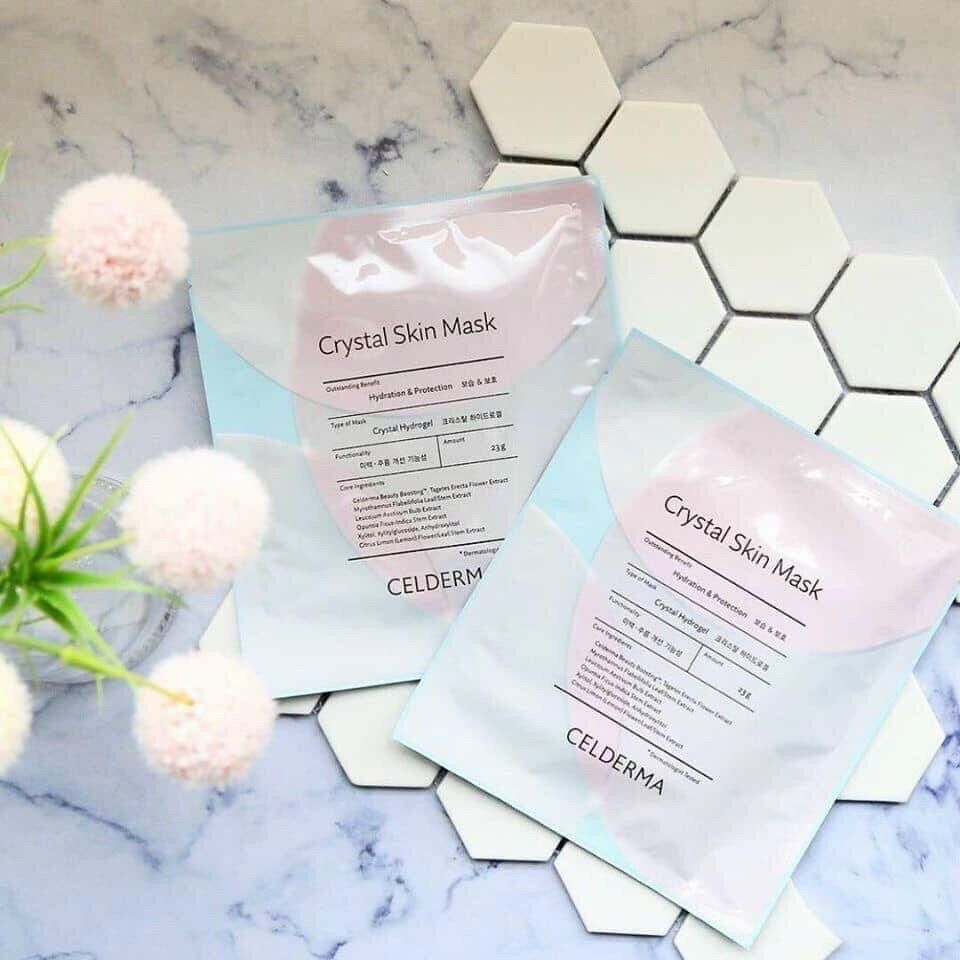 Mặt nạ thạch anh crystal skin mask celderma -song jihyo