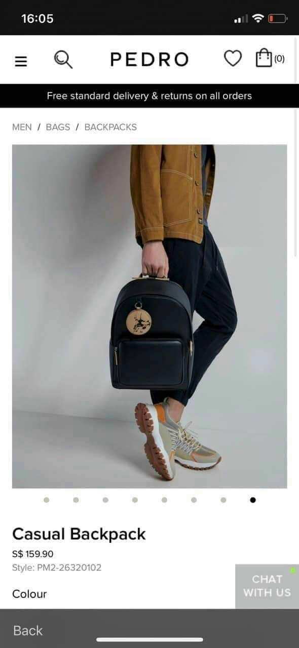 balo Pedro Casual Backpack
Da cực mềm mịn