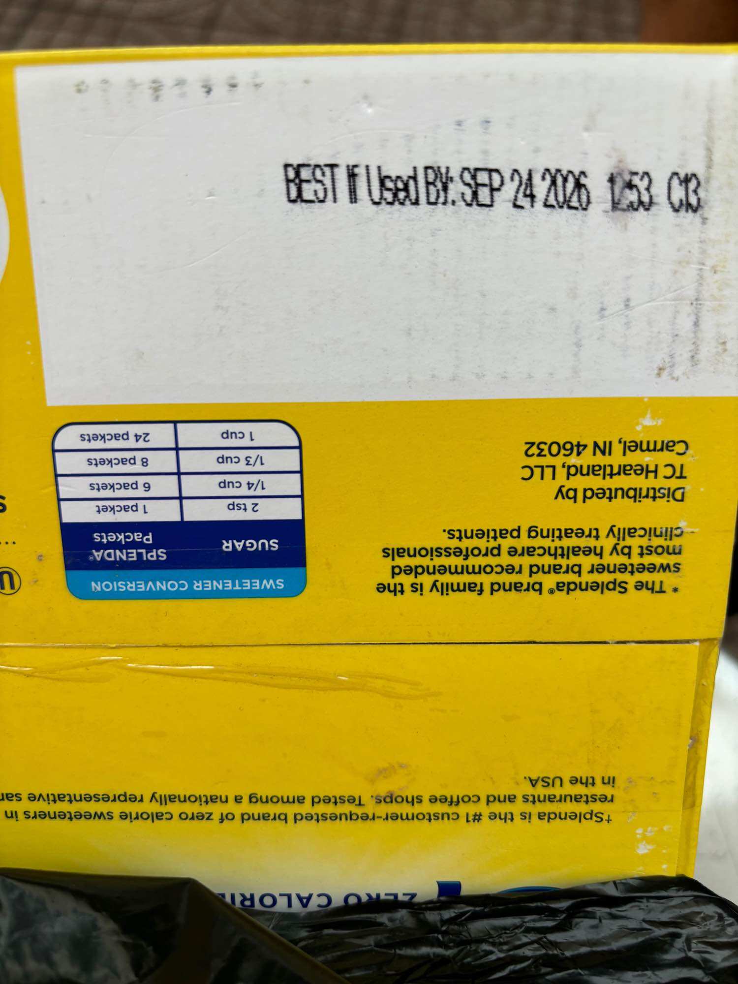 100 gói đường ăn kiêng Splenda Mỹ (24/9/2026)