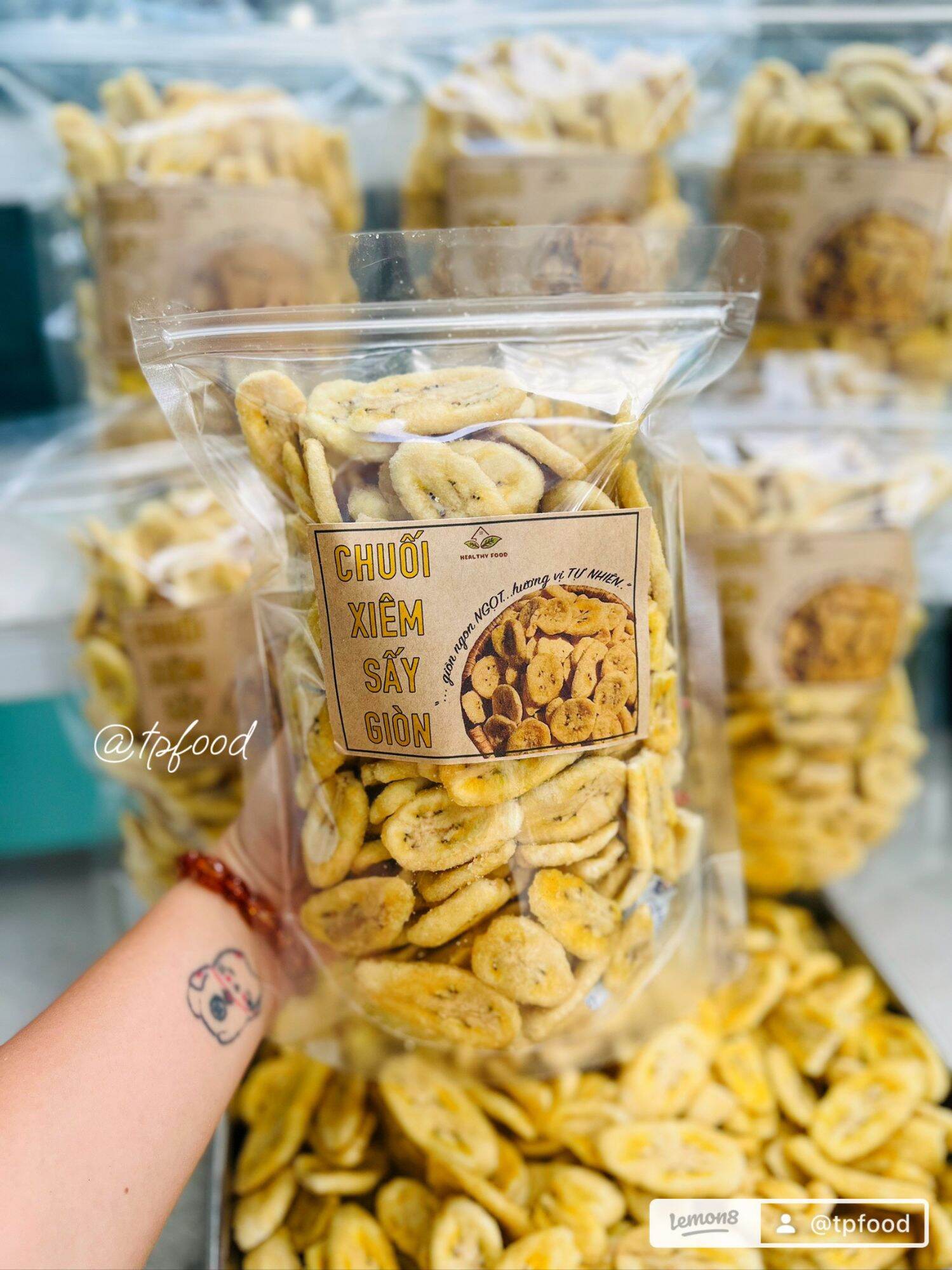 Chuối xiêm sấy giòn 500g