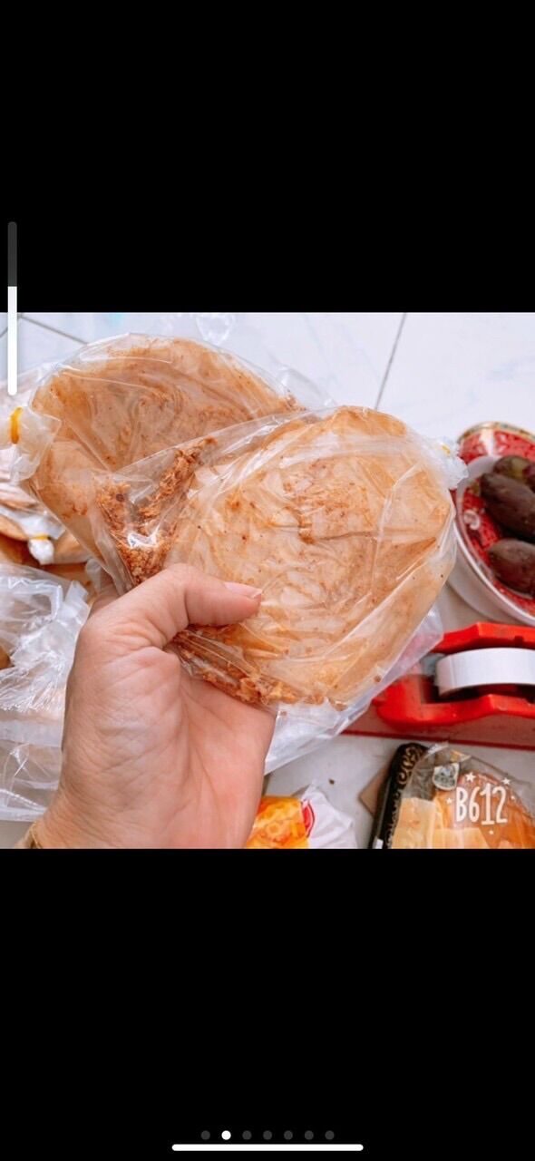 [HCM]combol 5 bịch bánh tráng tỏi phi muối nhuyễn siêu cay