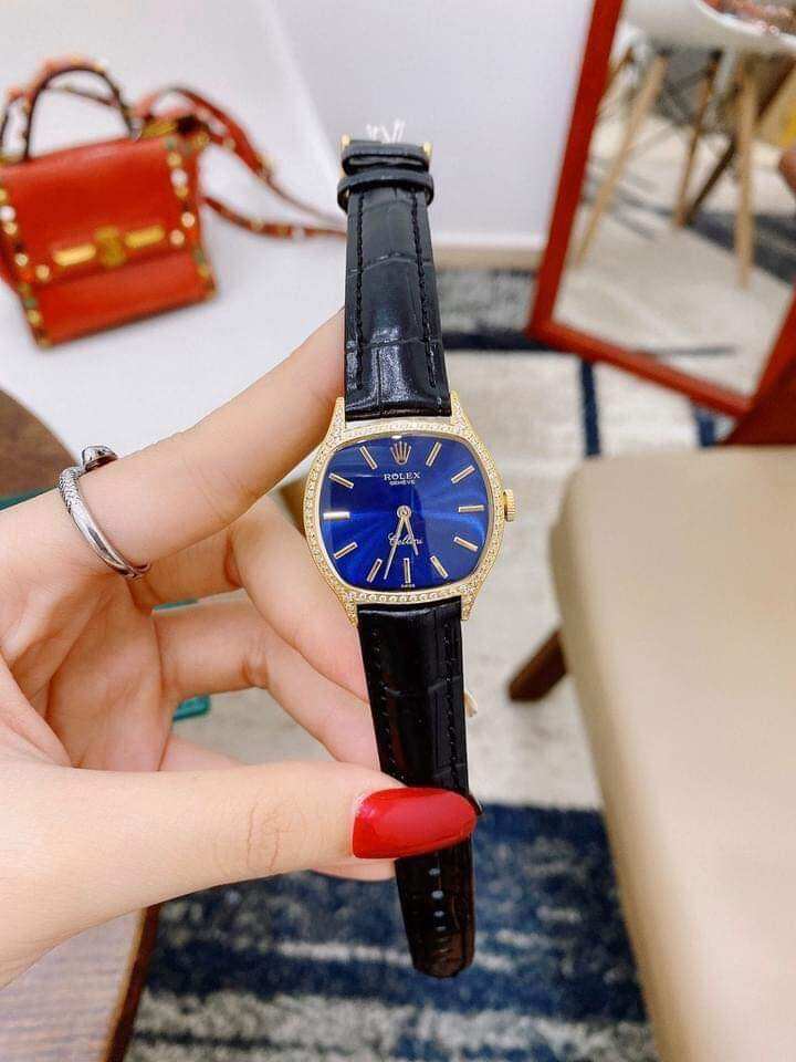 Đồng hồ nữ rolexx quai da mặt shaphia - việt dũng store