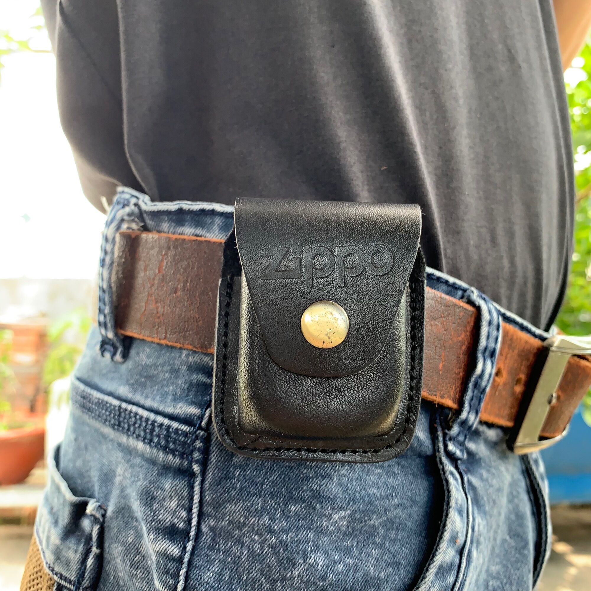 [HCM]Bao Da Zippo Cao Cấp Da Bò Thật | TRAN LEATHER