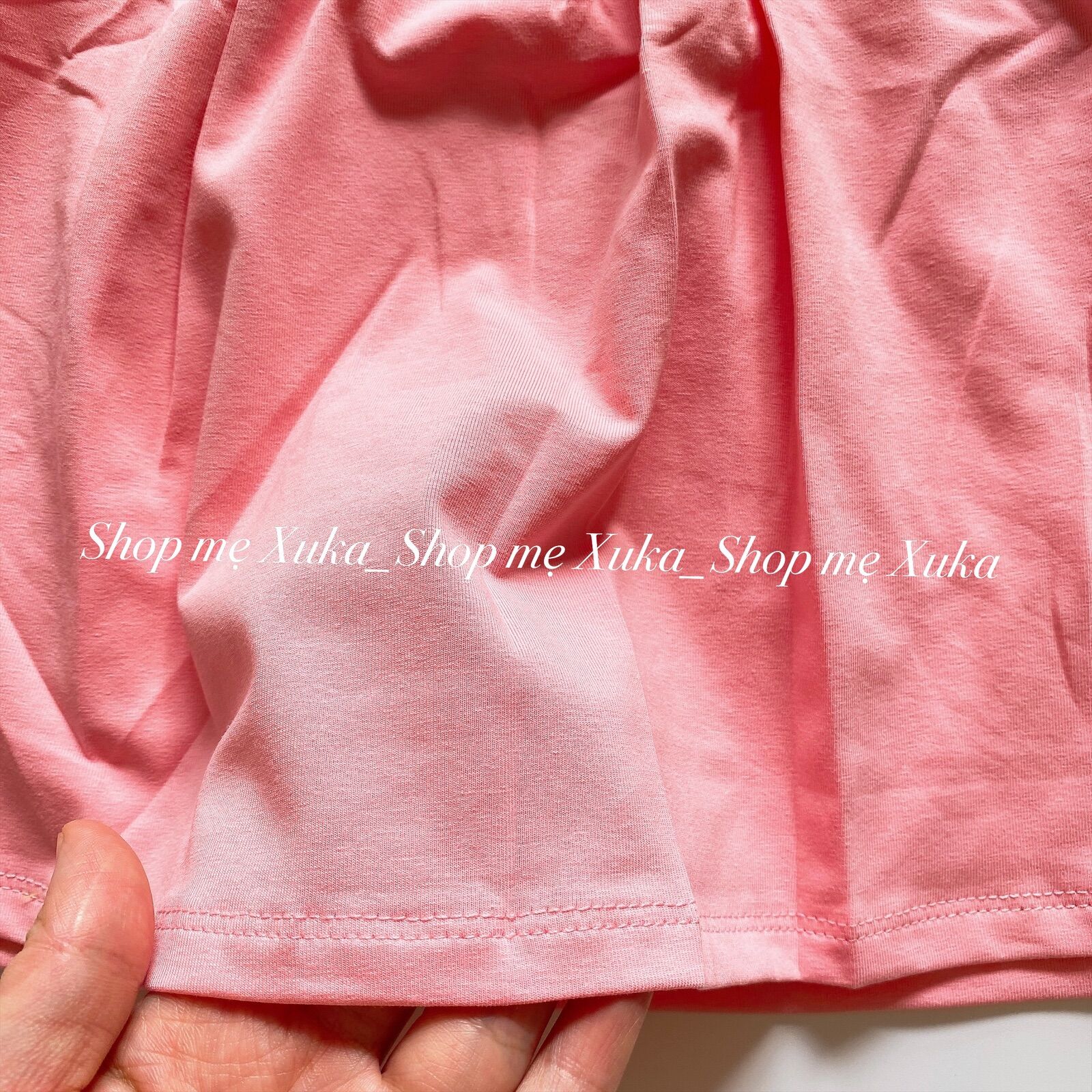 Váy thun cotton ba lỗ bé gái
