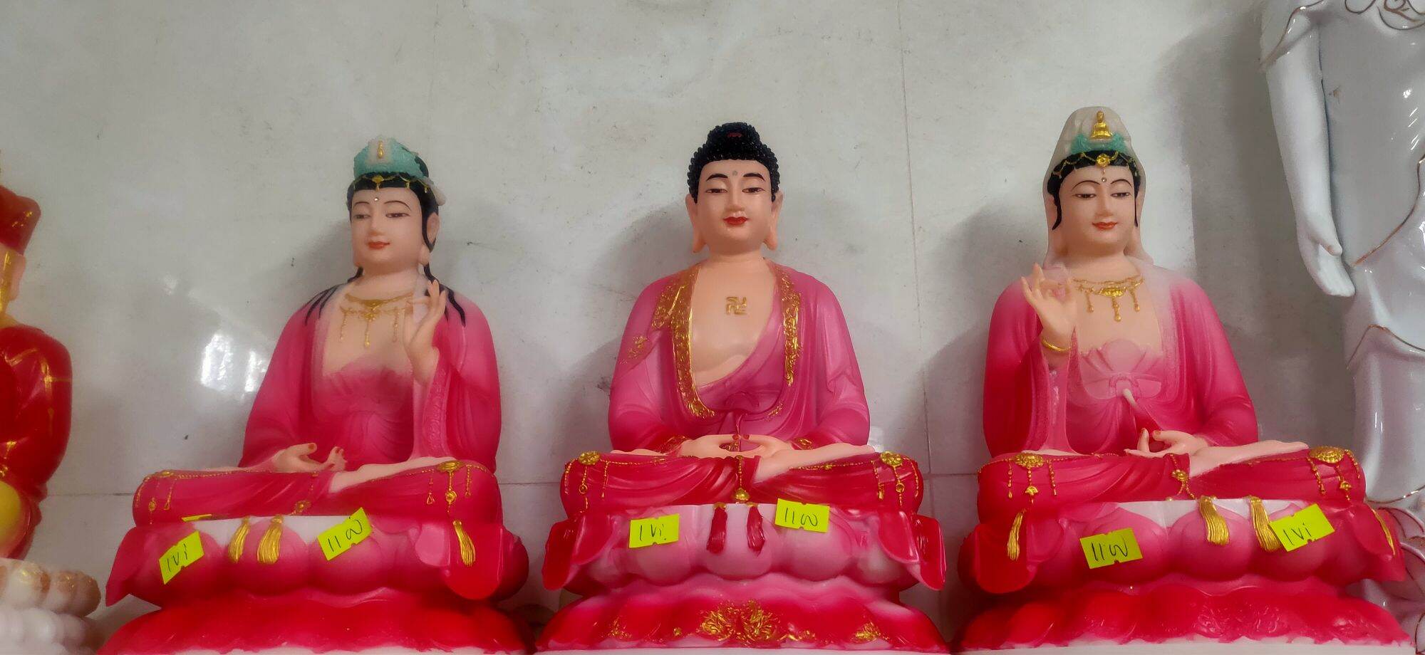 Tây phương tam thánh cao 30 cm