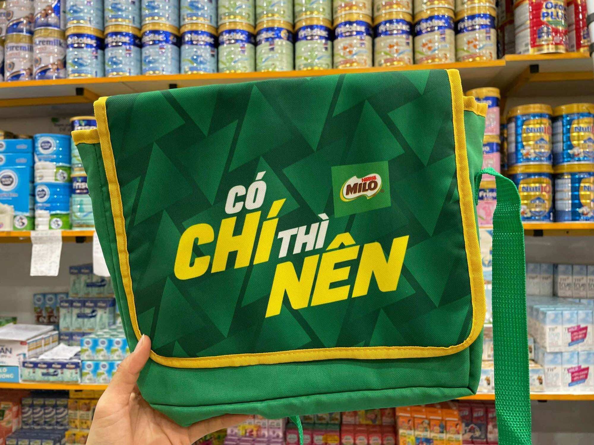 Balo đi học milo đeo chéo milo hàng quà tặng