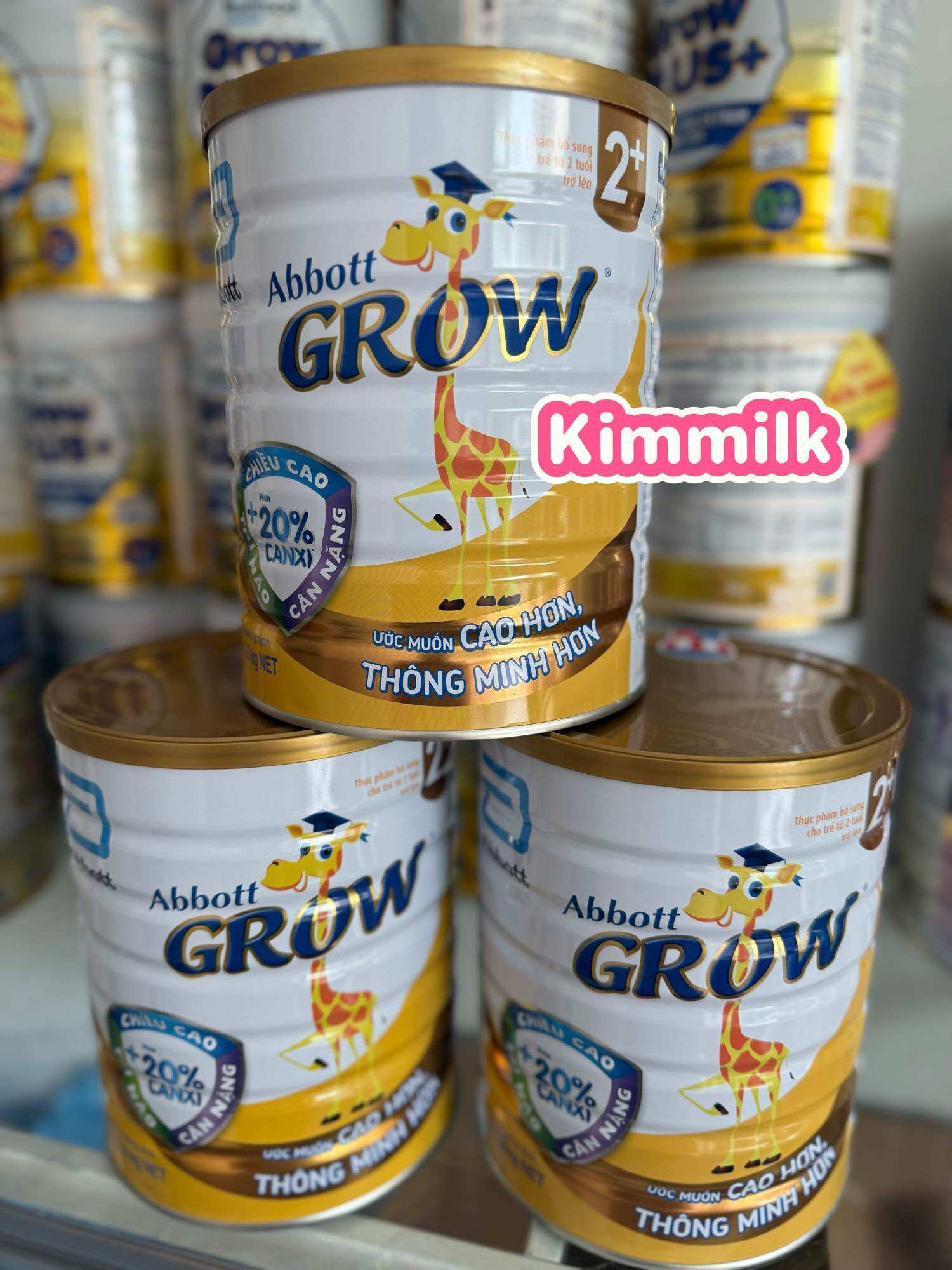 Sữa Bột Abbott Grow 2+ ( Abbott Grow 4 CŨ ) Hương Vani 1,6kg