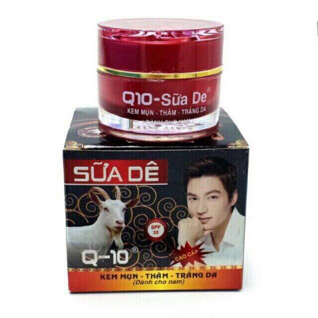 kem mụn thâm trắng da sữa dê q10 dành cho nam ,nam anh Khương