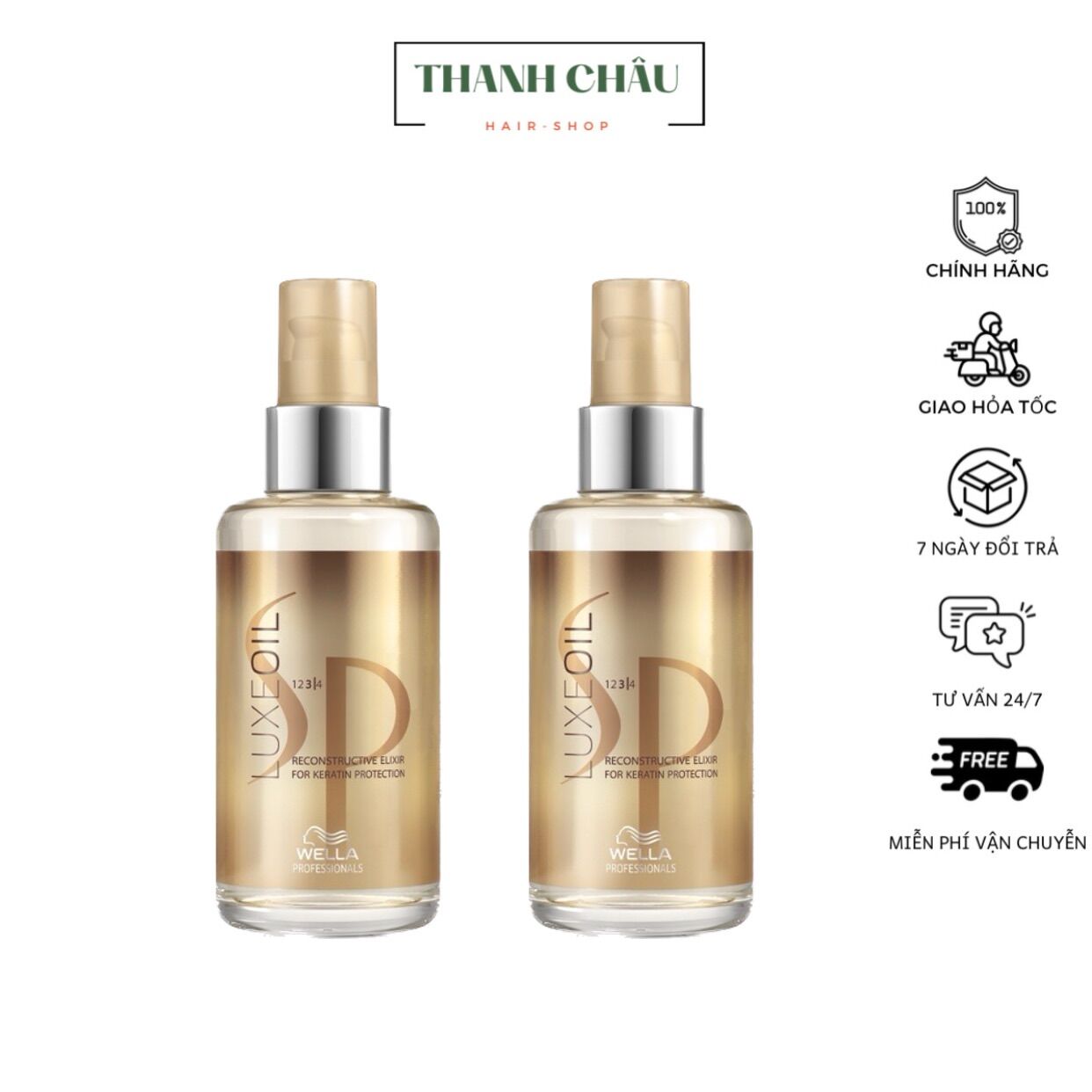 Tinh dầu dưỡng tóc sp luxeoil 100ml