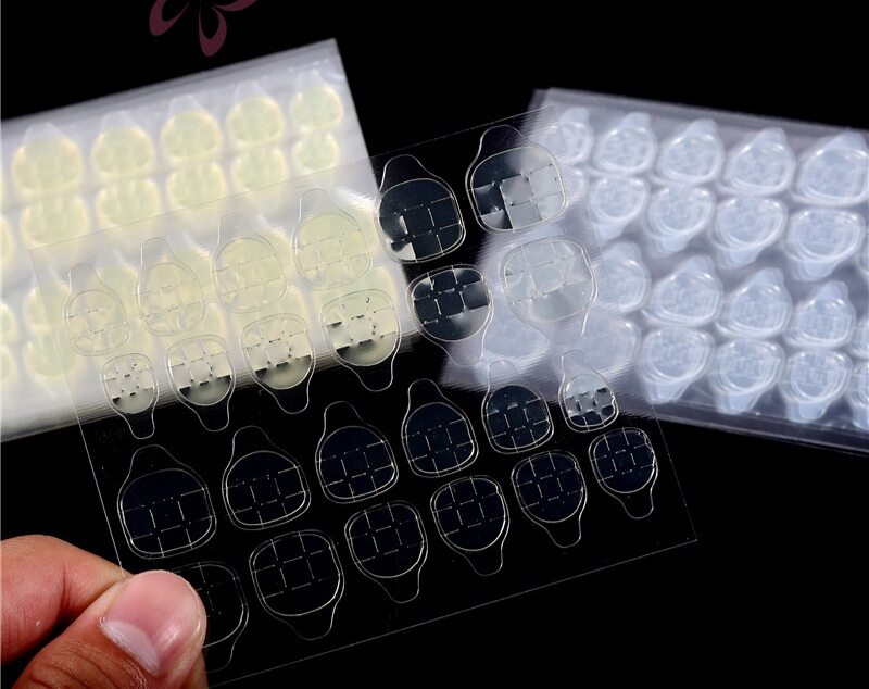 Miếng dán móng giả silicon dùng cho móng giả 12 miếng dán