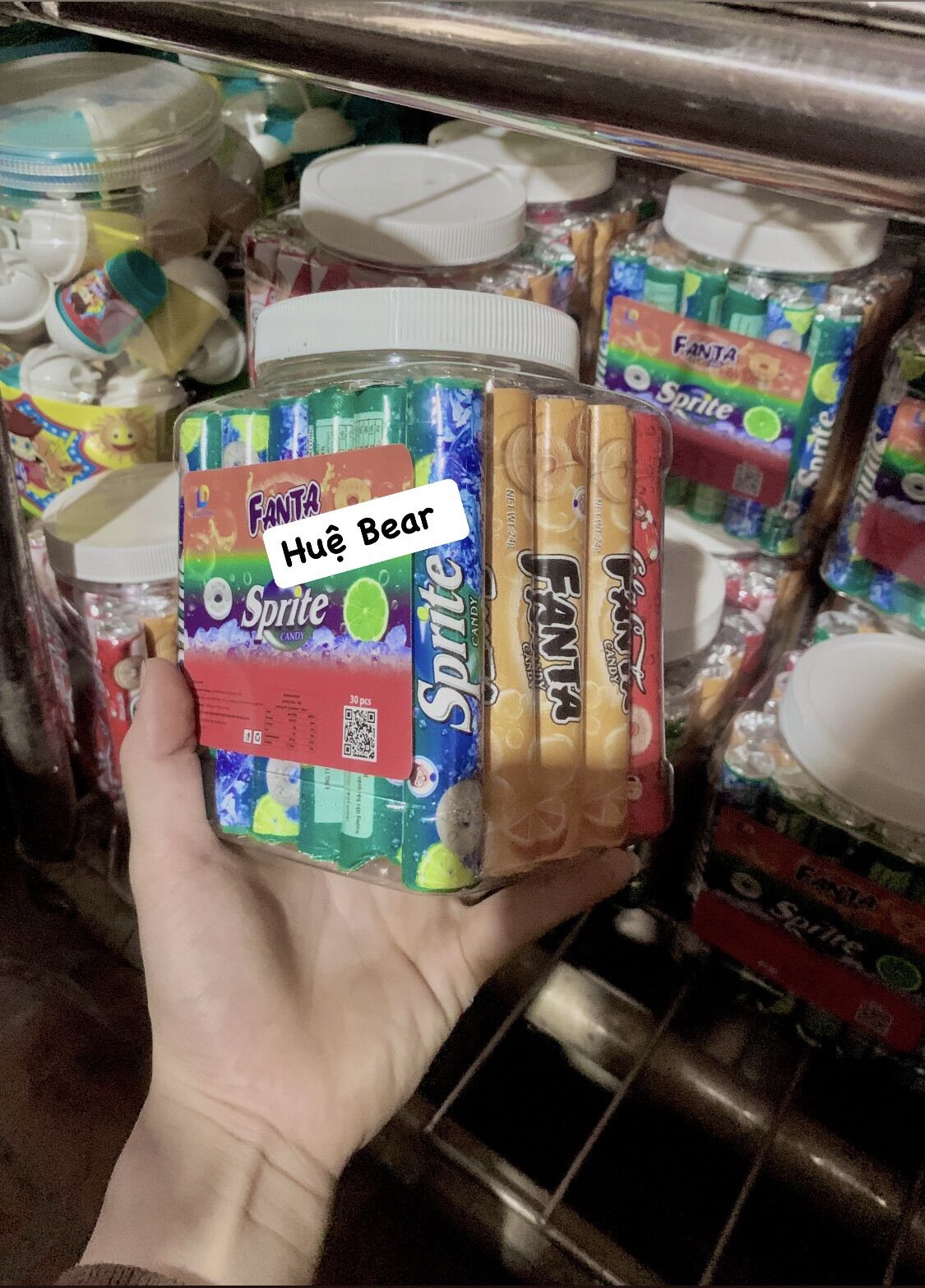 Hũ 30 thanh kẹo C mix các vị