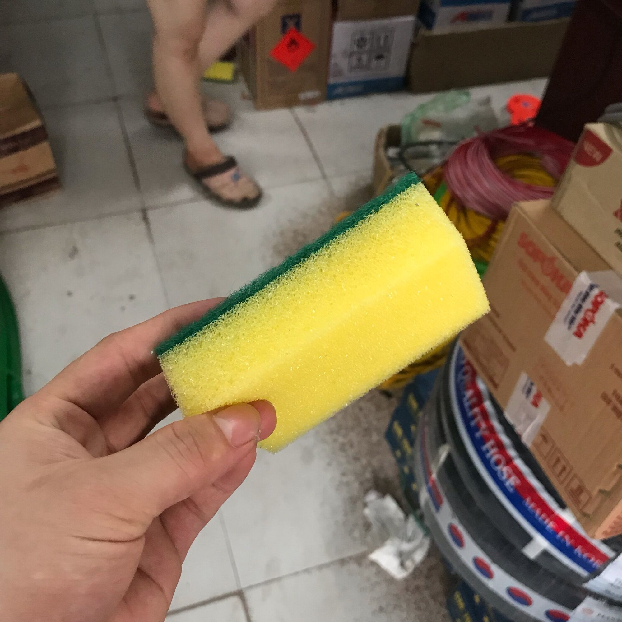 Combo 2 Miếng xốp rửa chén bát tiện lợi