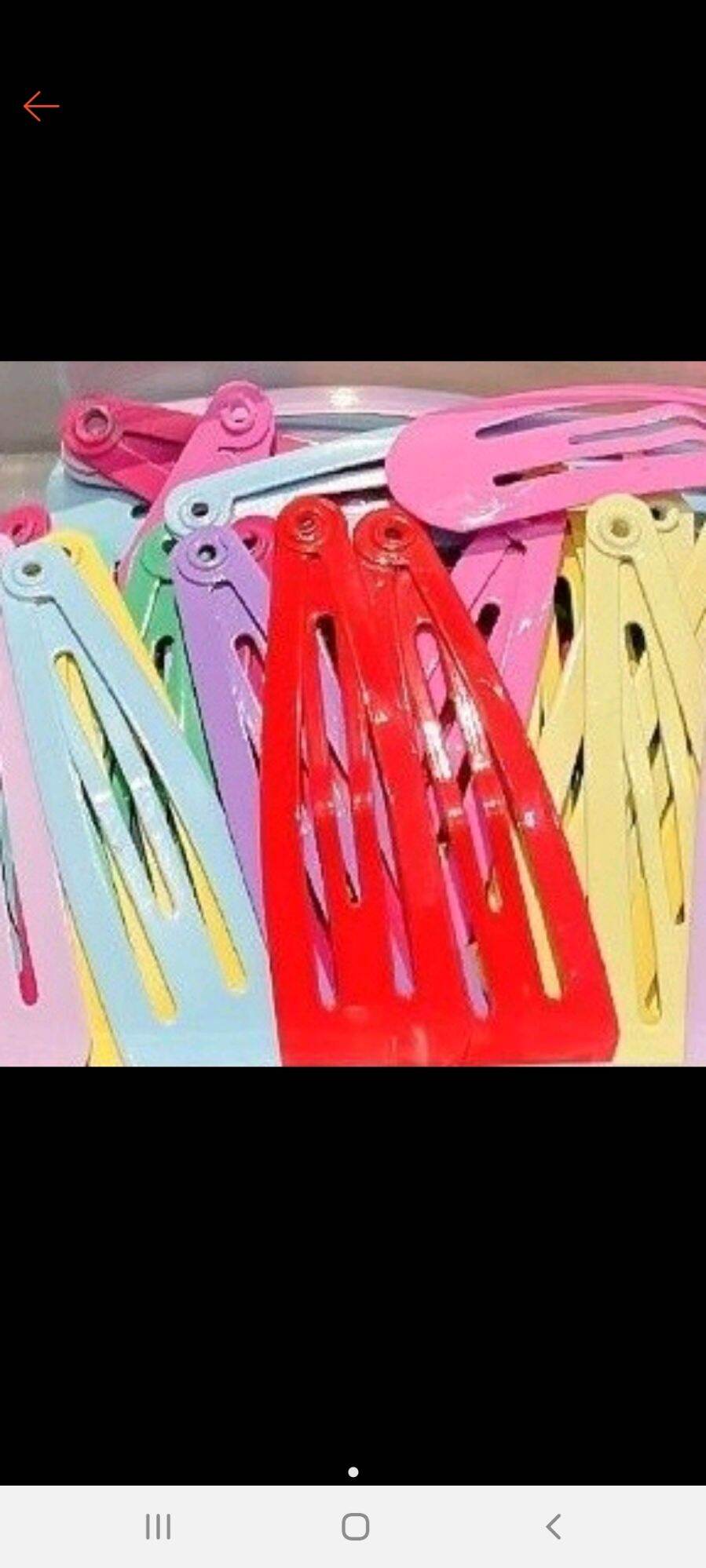 Set 5 Kẹp tóc 5cm màu ngẫu nhiên
