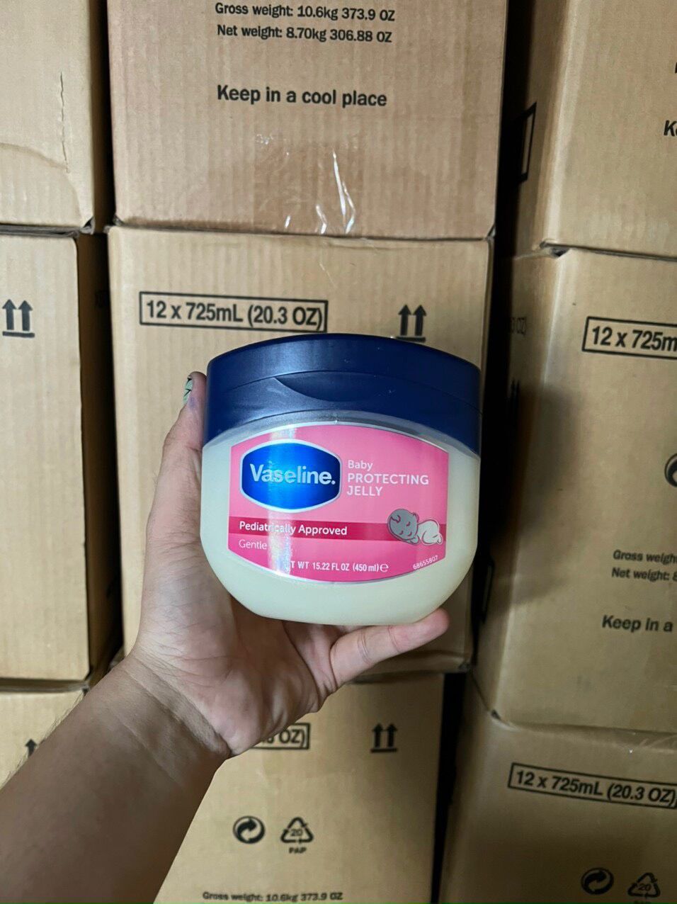 Sáp dưỡng Vaseline đa năng hủ đại 369G hang cty