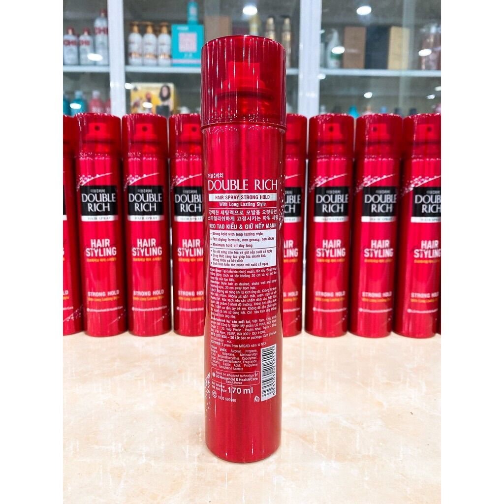 Keo Xịt Tóc DOUBLE RICH Hair Spray 170ml