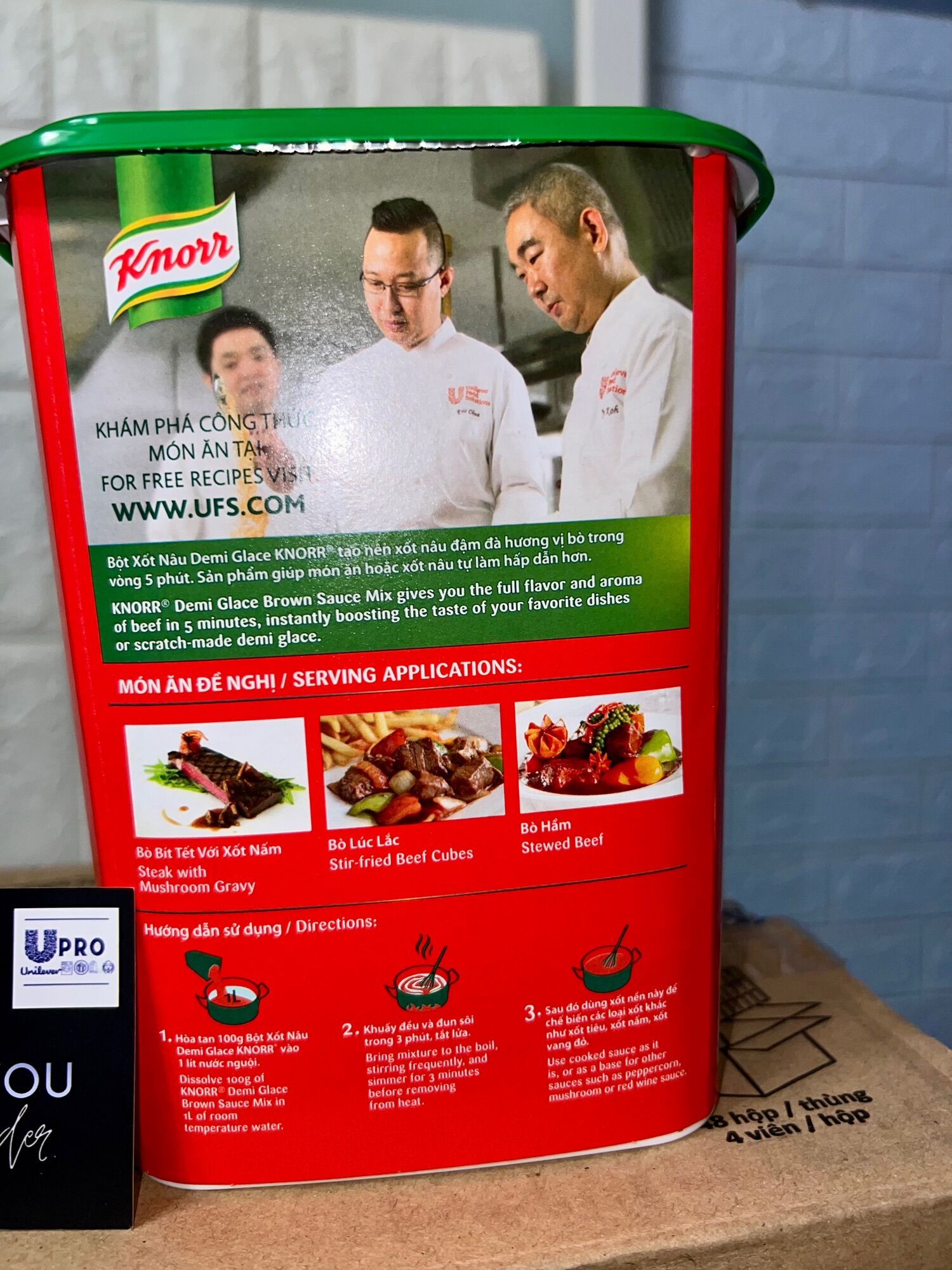 Bột Xốt Nâu Demi Glace Knorr 1kg