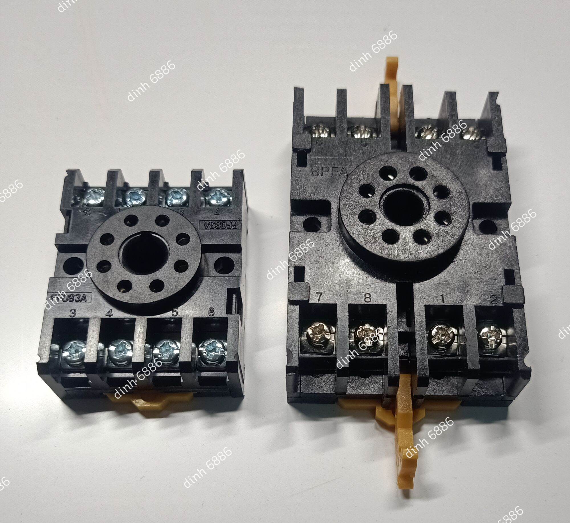 Đế rơ le 8 chân tròn pf083a ; 8pfa