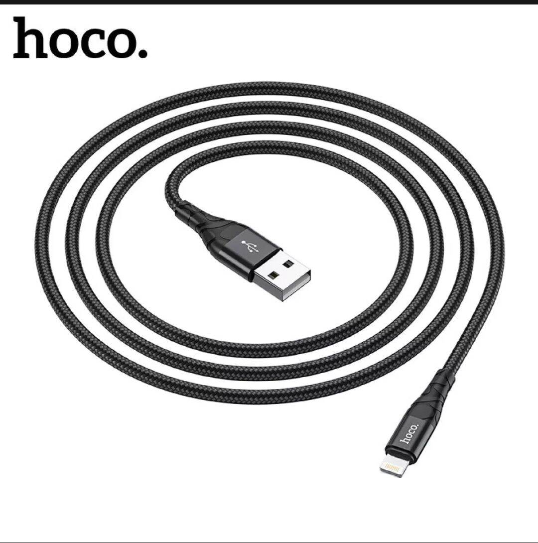 dây Cáp sạc nhanh iPhone, cáp sạc nhanh iPhone micro type-c hoco DU02 dây bọc dù siêu bền
