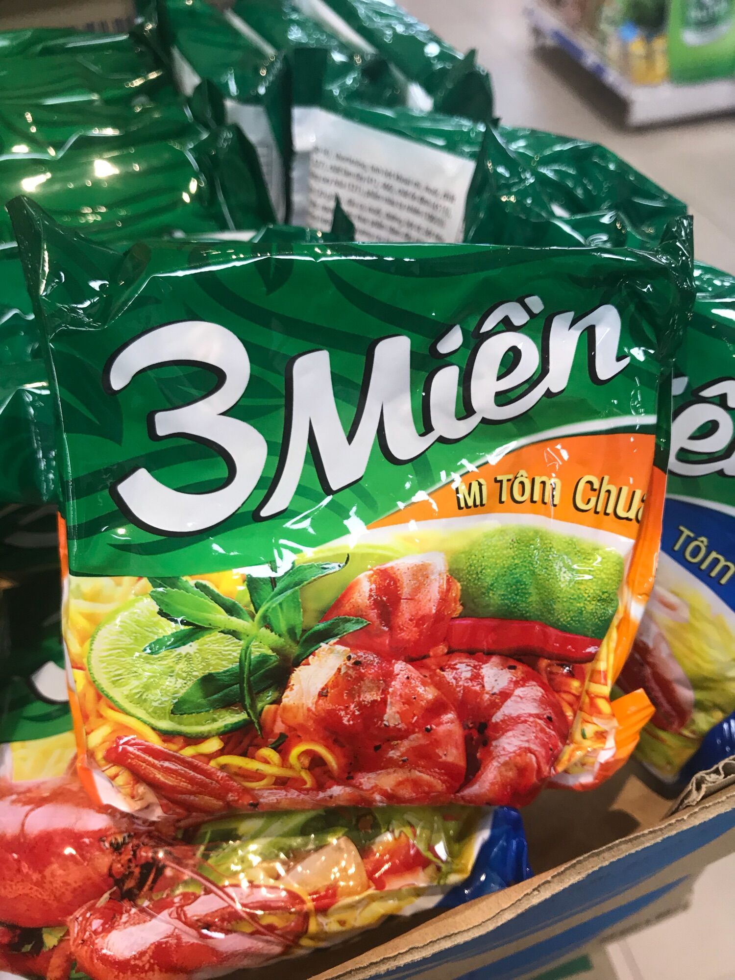 mì tôm gấu đỏ/ 3 Miền -Thùng 30 gói