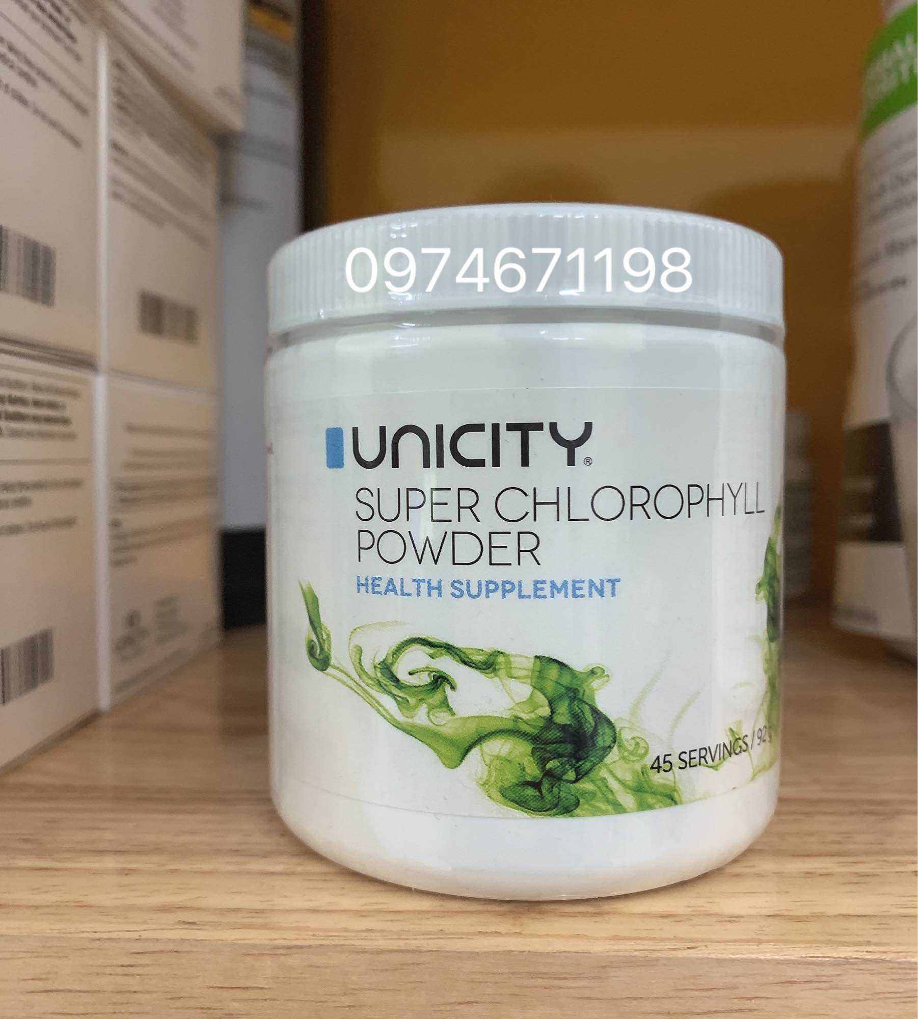 Bột diệp lục uni 92g