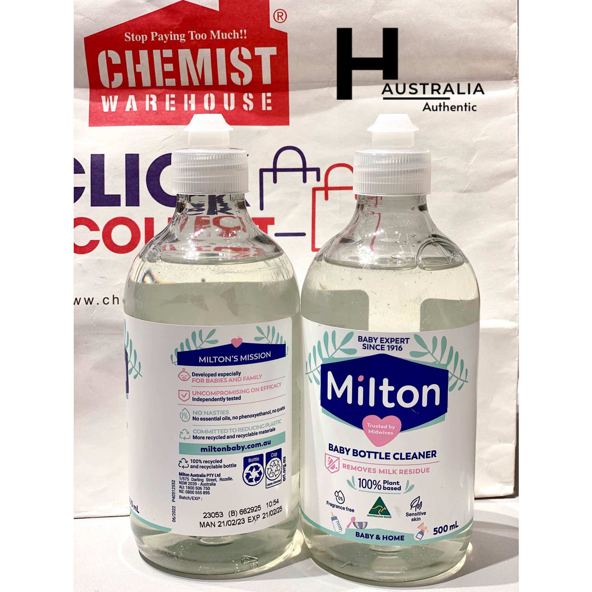 Dung Dịch Rửa Bình Sữa Milton Baby Bottle Cleaner 500ml