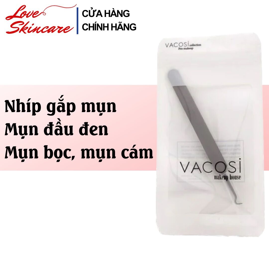 Nhíp gắp mụn đầu đen, mụn bọc, mụn cám Vacosi