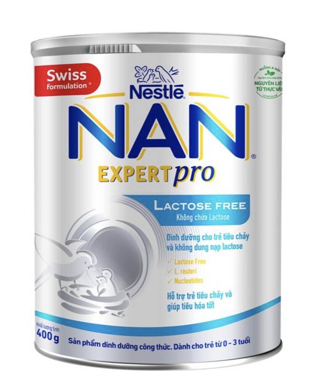 Sữa bột NAN AL 110 mẫu mới (NAN EXPERT PRO) - Lon 400g (Mẫu mới/Date xa)