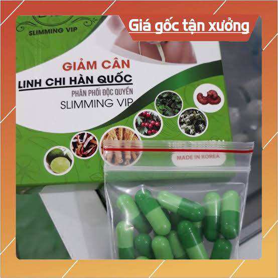  Giảm cân Linh Chi Hàn Quốc   chính hãng  hộp 30v giảm cân cấp tốc an toàn hiệu quả 