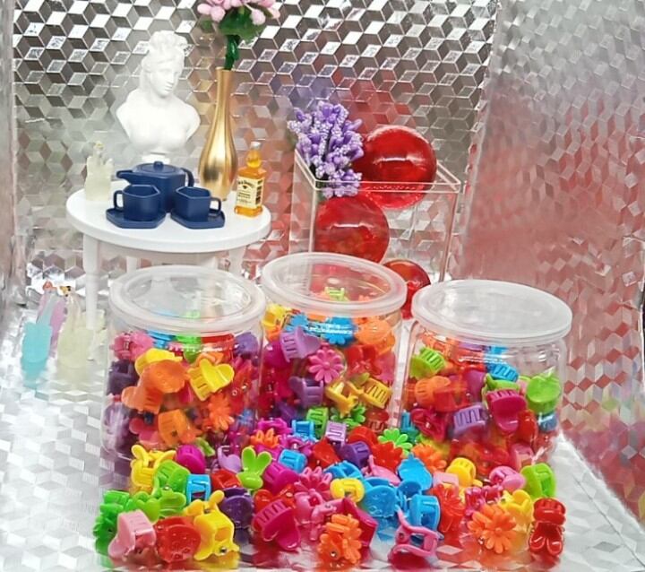 Hộp Kẹp nhí mix kiểu cho bé( set 50 kẹp+6 kẹp nhí HQ bonus)