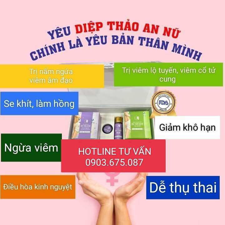 Giá sỉ 5 combo diệp thảo an nữ siêu tiết kiệm chăm sóc phụ nữ siêu sạch chỉ 340k/combo