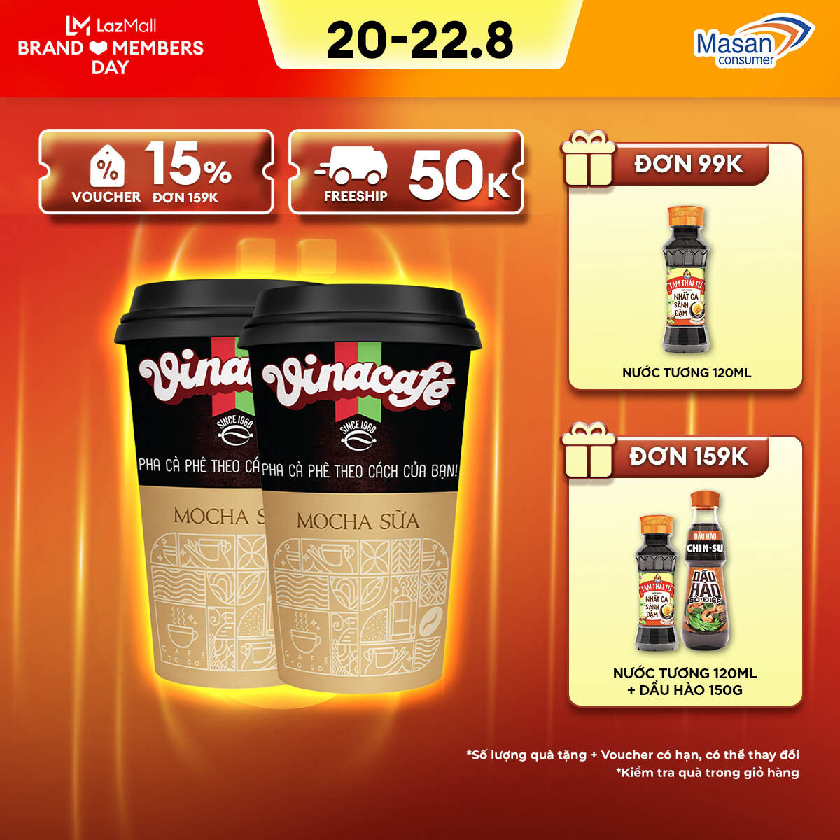 Combo 2 ly vinacafé các vị