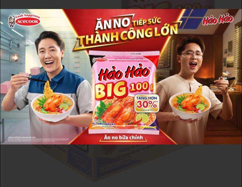 Mì Hảo Hảo BIG 100g( thùng 30 gói)