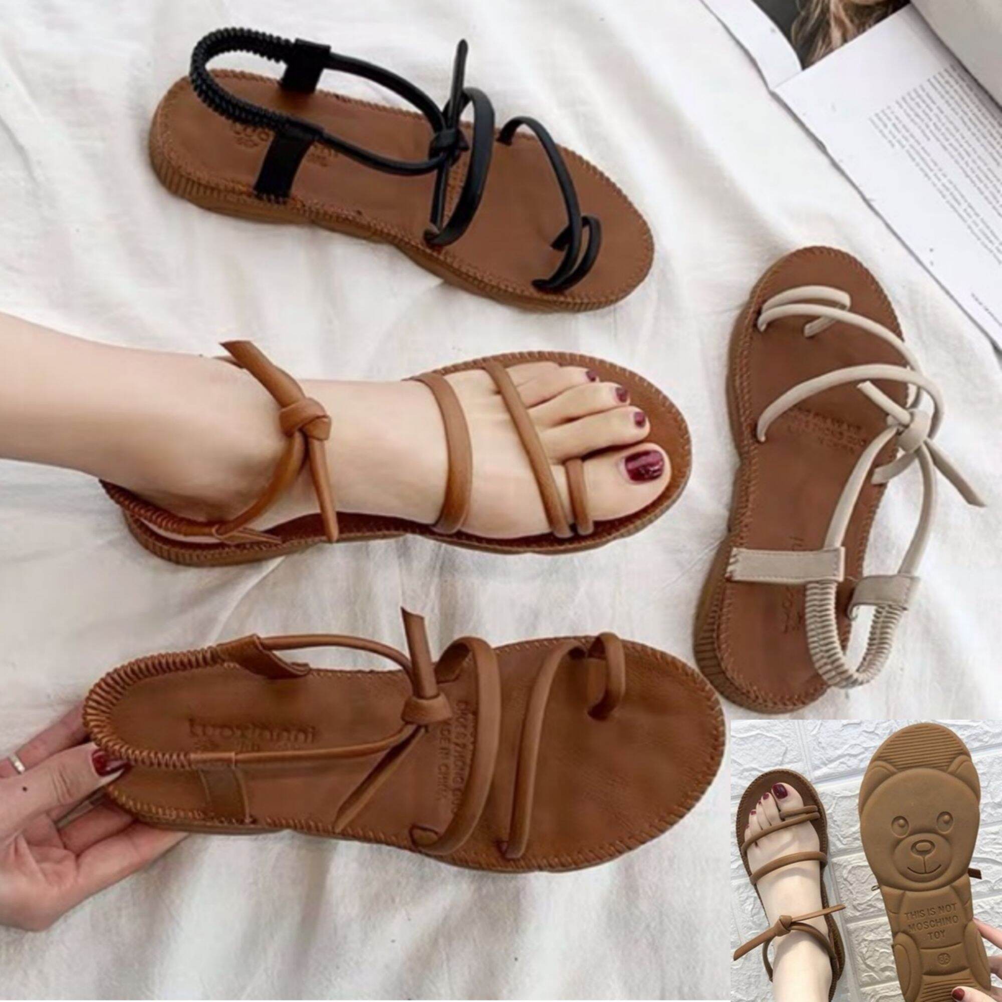 Dép quai hậu nữ đế thấp xinh