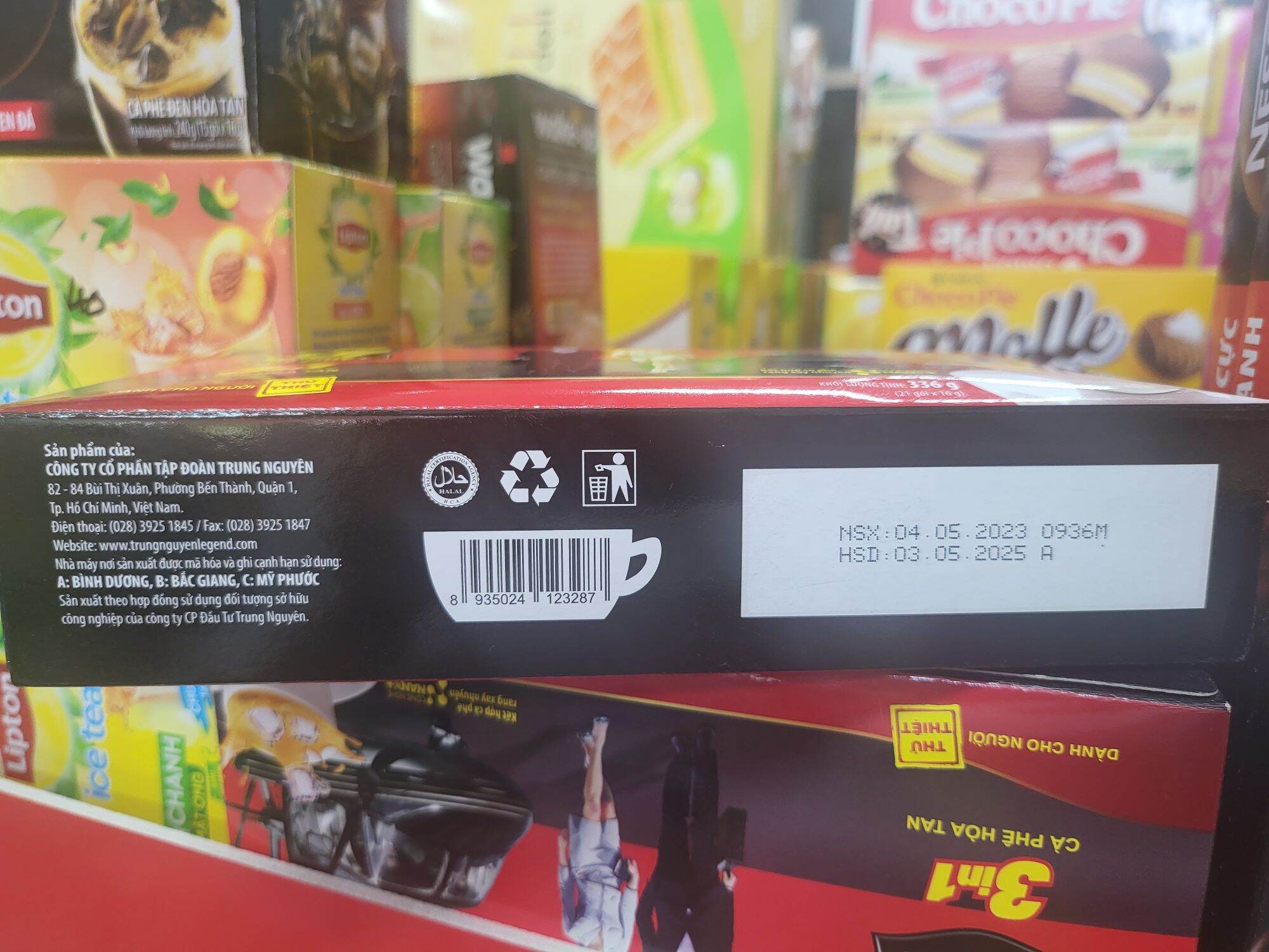 Cà phê sữa hòa tan G7 hộp 21 gói