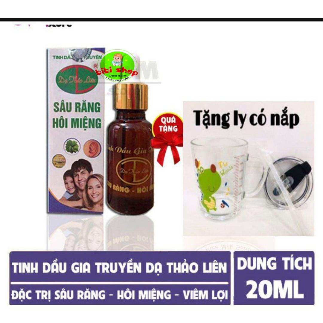 Tinh dầu răng miệng Dạ Thảo Liên + tặng ly