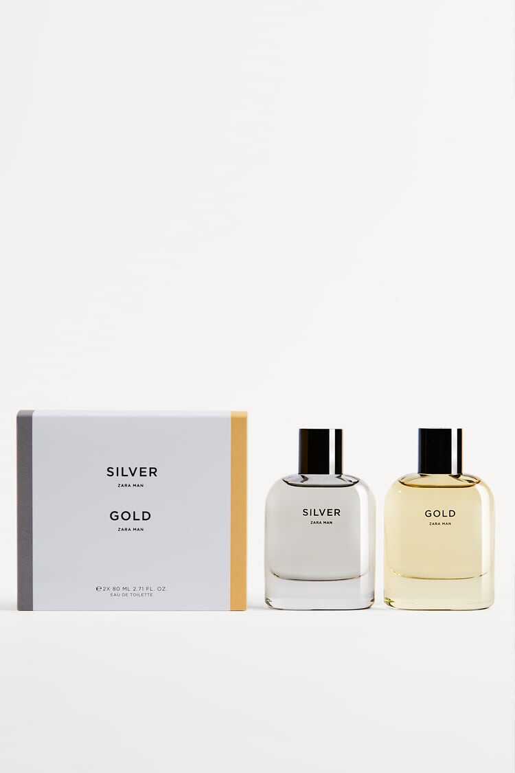 [HCM]Nước hoa nam ZARA MAN GOLD + MAN SILVER EDT 80ML (3.0 FL. OZ).