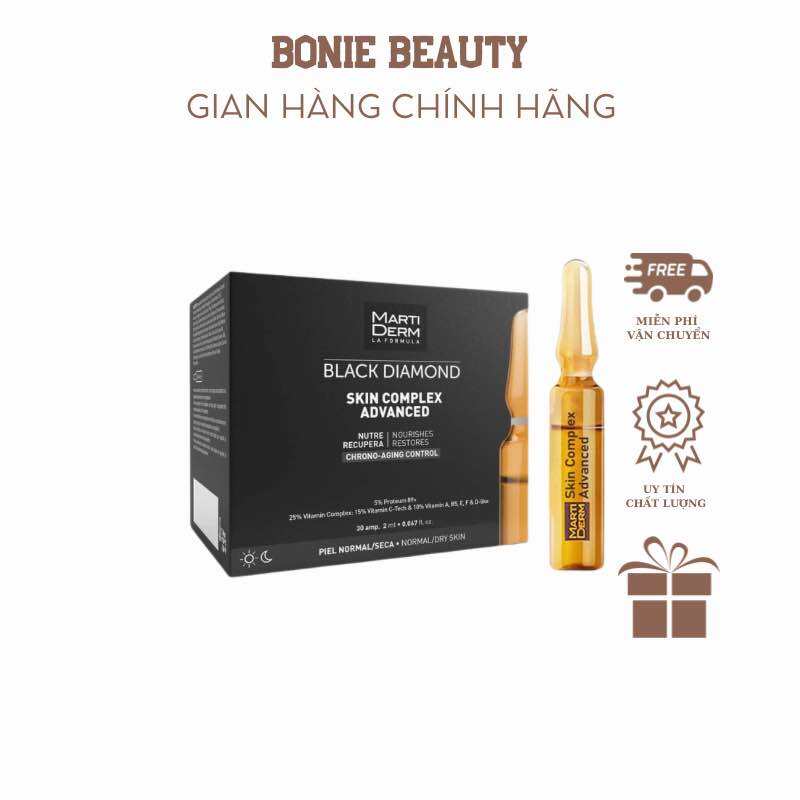 Tinh Chất Chống Lão Hóa Giúp Tái Tạo & Làm Sáng Da MartiDerm Black Diamond Skin Complex Advanced