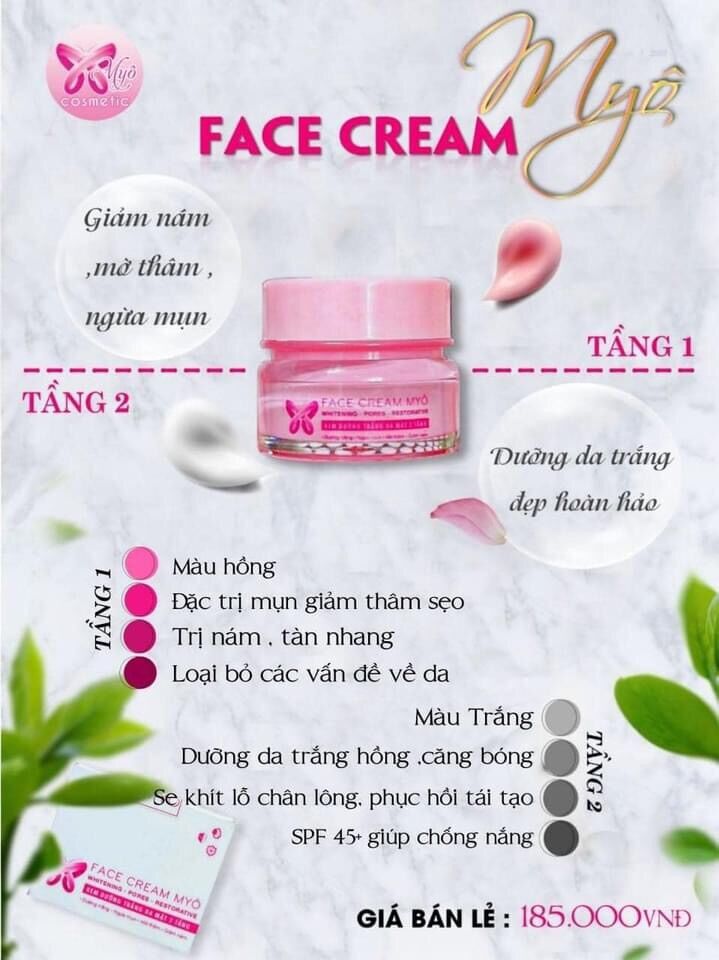 Kem FACE 2 Tầng MYÔ