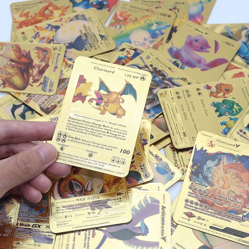 Hộp 20 thẻ bài pokemon vàng mới 2022