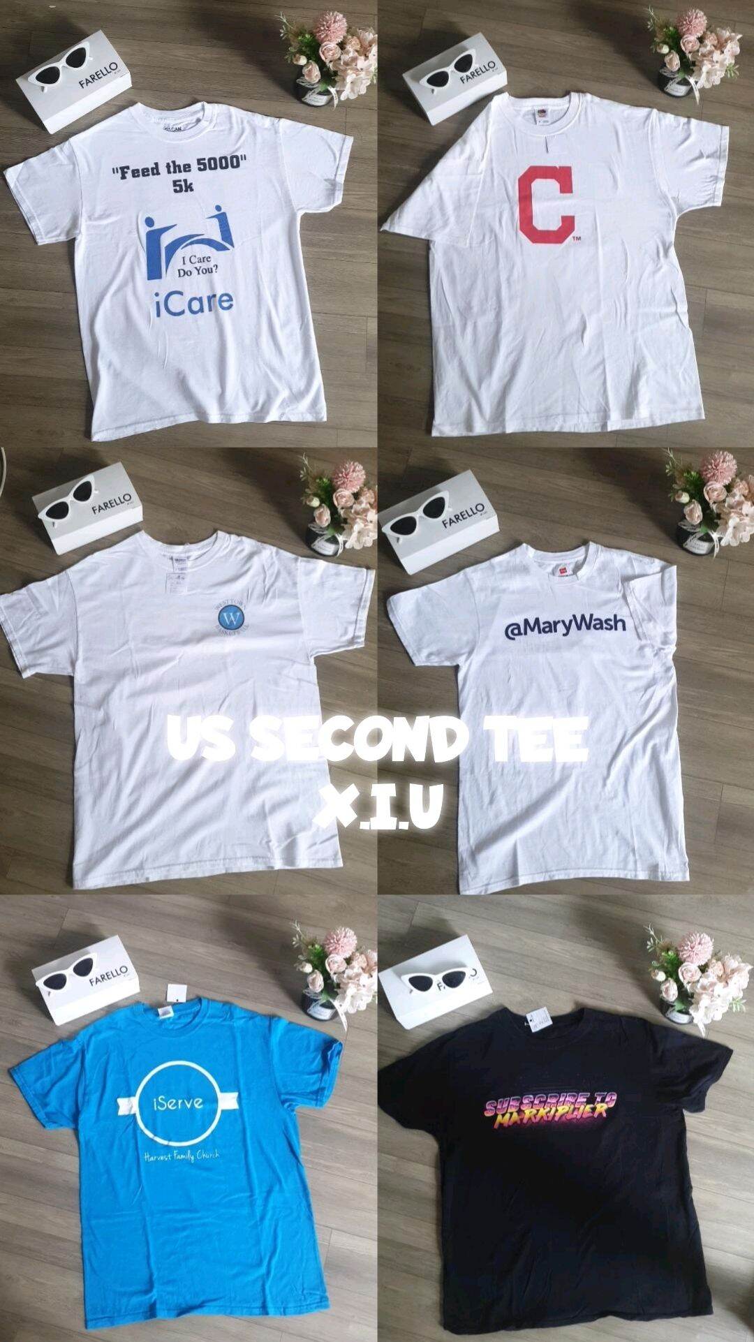 Áo thun Mỹ unisex 2hand siêu đẹp