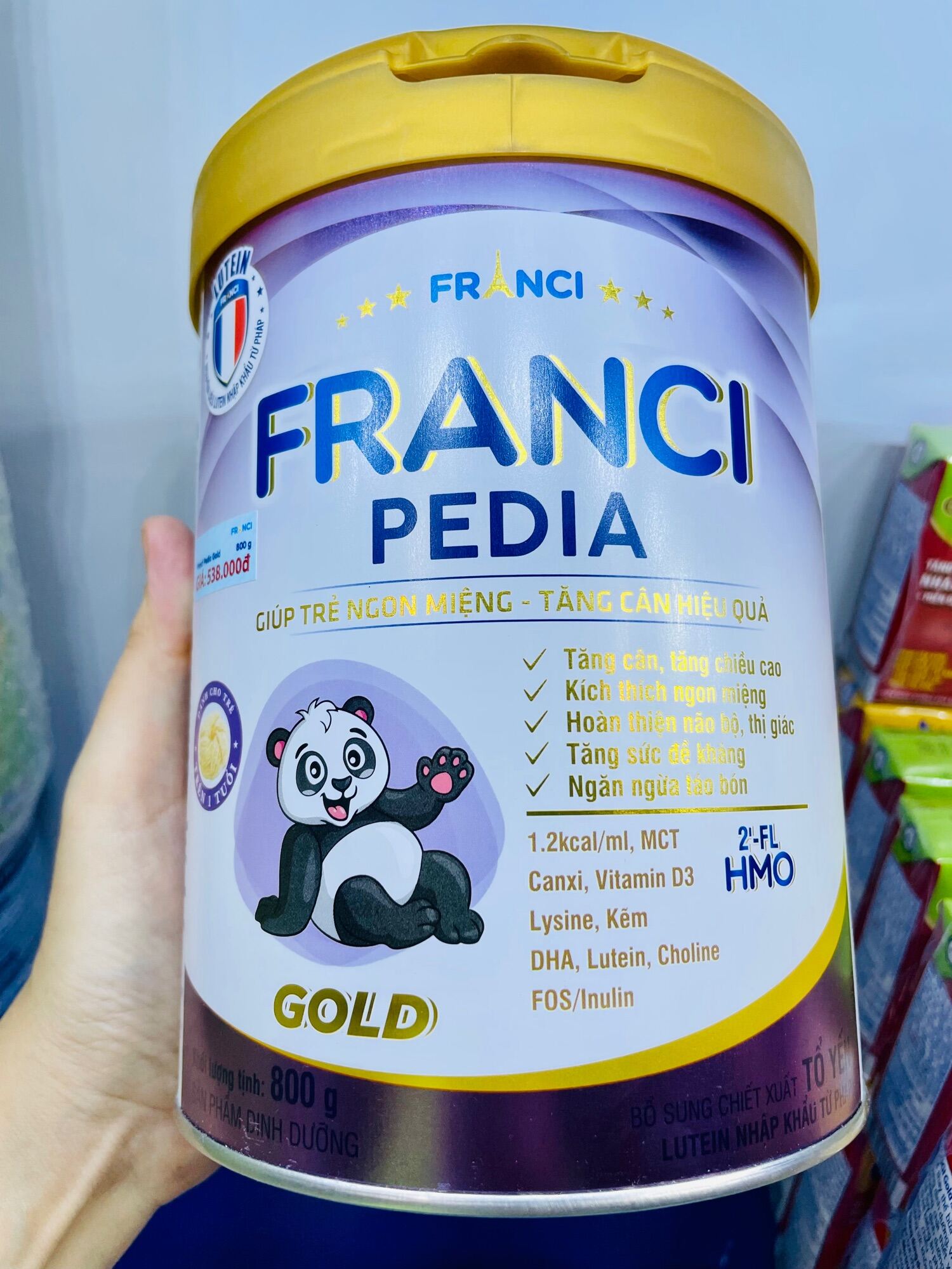 Sữa Bột Franci Pedi Gold -800g