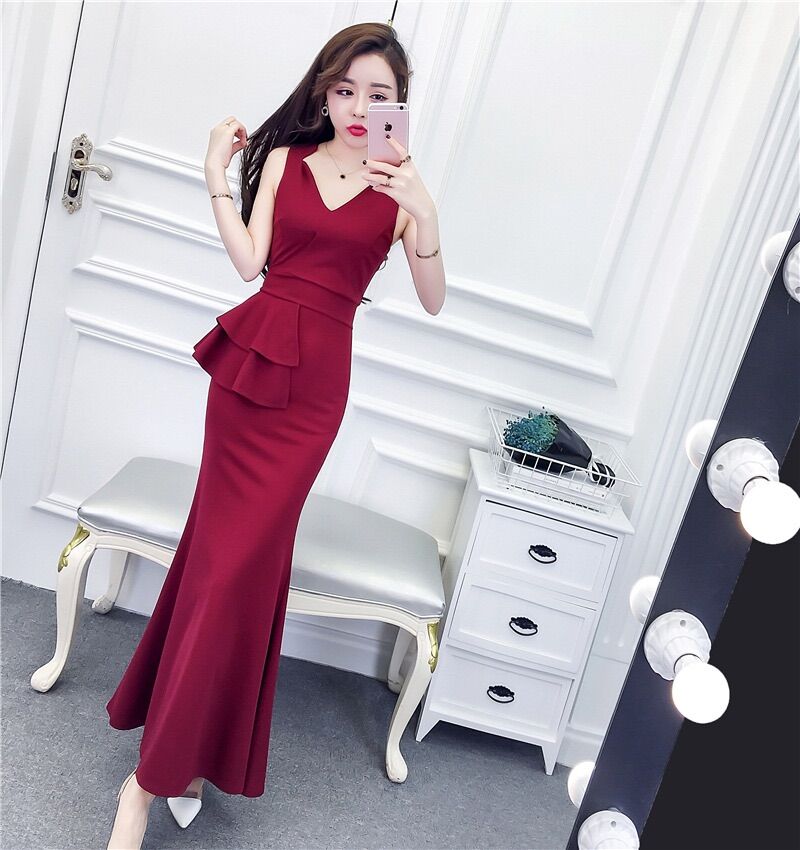 [HCM]ĐẦM DÀI DỰ TIỆC ĐUÔI CÁ - D23