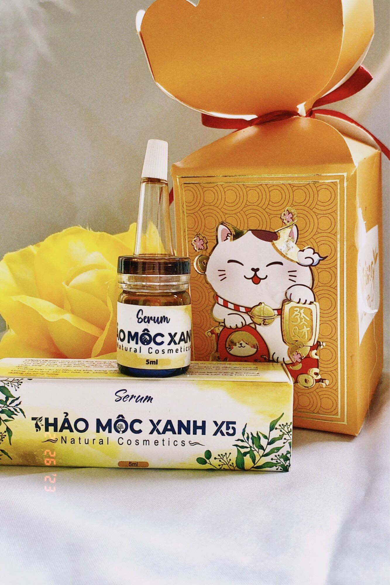 Serum Thảo Mộc Xanh x5 - Dưỡng Da (2lọ vàng)