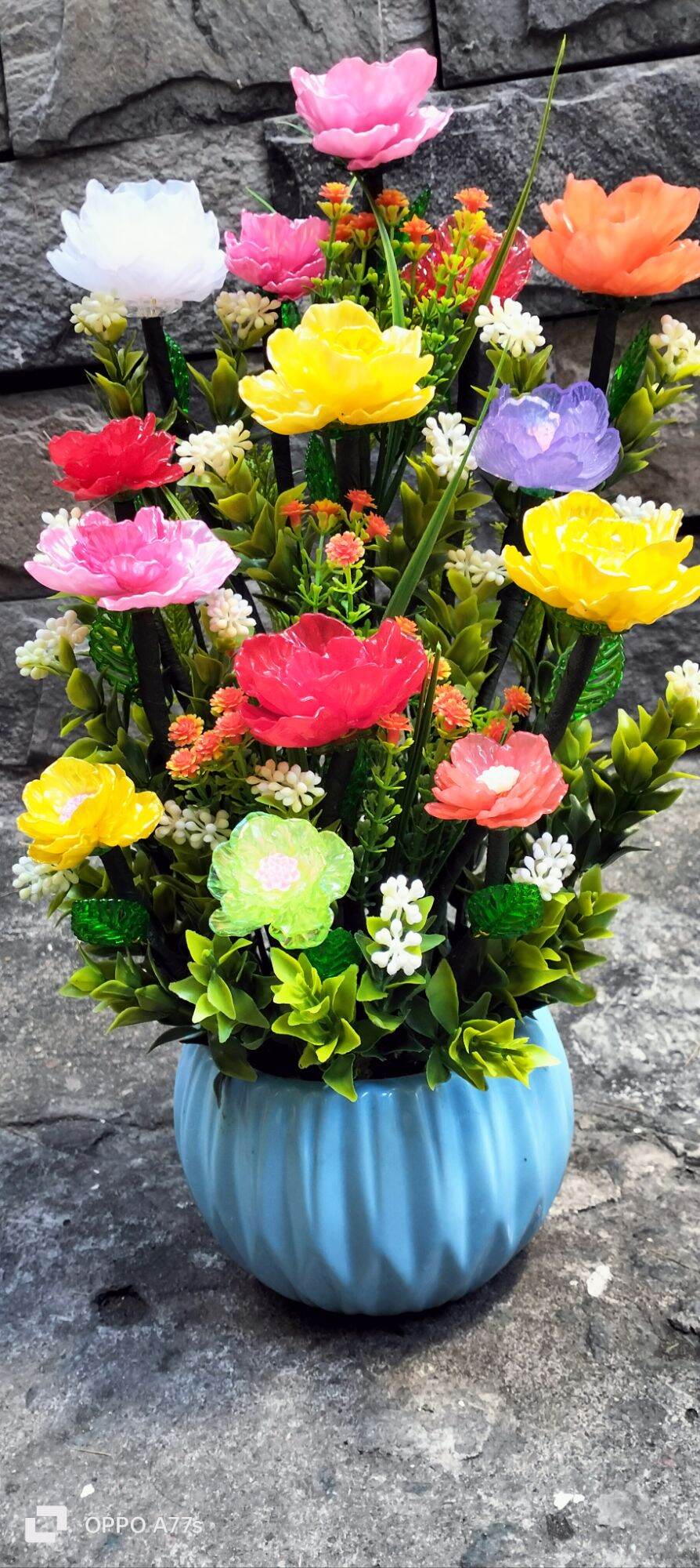 Chậu hoa hồng pha lê (38cm)
