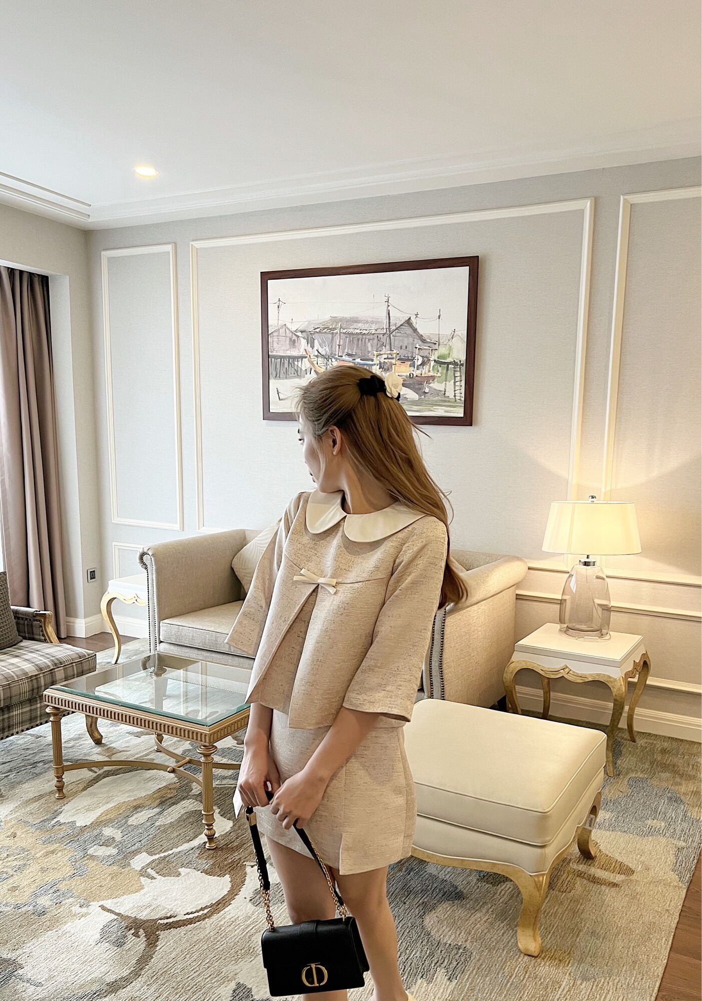 JOIE DES ROSES - Set dạ phối màu Celeste Set