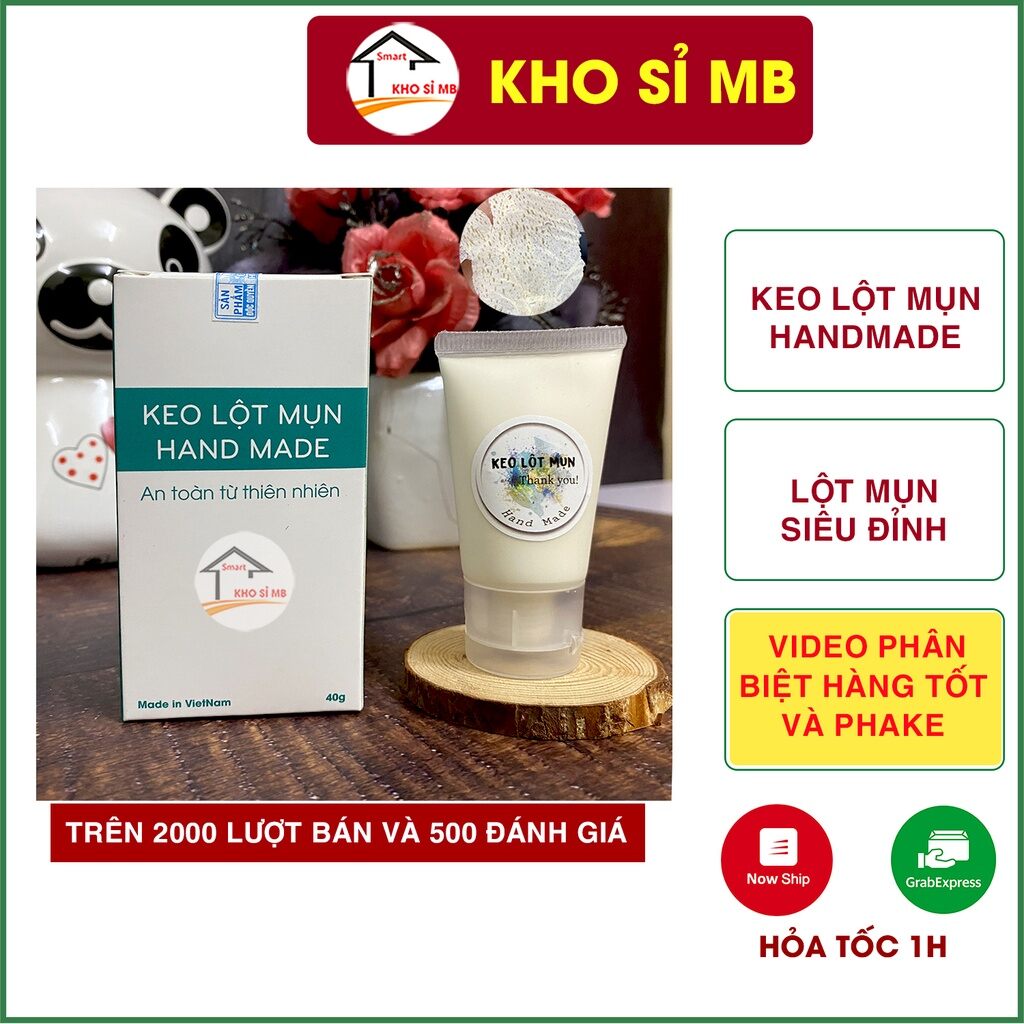 Gel lột mụn đầu đen Handmade lột sạch mụn hiệu quả